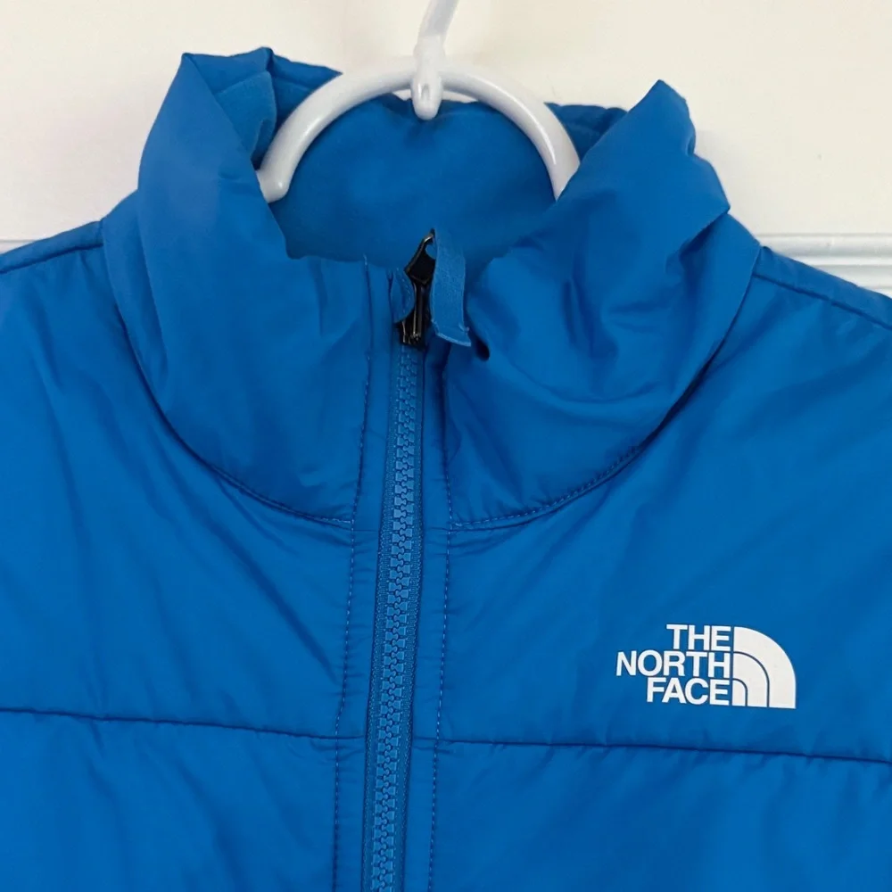 The North Face Kids' Blue Puffer Jacket size Medium 10/12 TNF - Picture 2 of 6